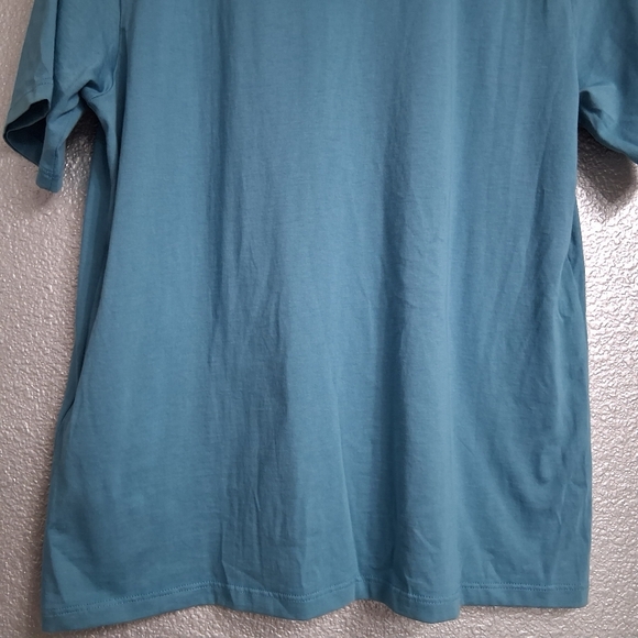 NWT Eileen Fisher Teal Tee Shirt Size S/P - Picture 12 of 14
